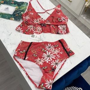 High waist bikini never been worn